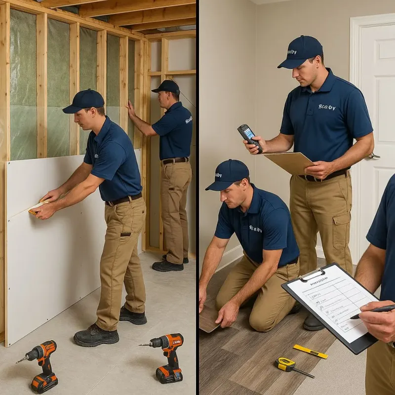 Repairs and Reconstruction process in Byron Center, MI